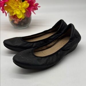 Naturalizer Soul Black Ballet Flats with Elastic Edge Size 6.5 BFL7841C